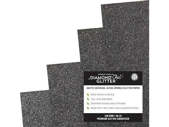 Harmony Paper Glitter Cardstock 8.5 X - Gallery 2