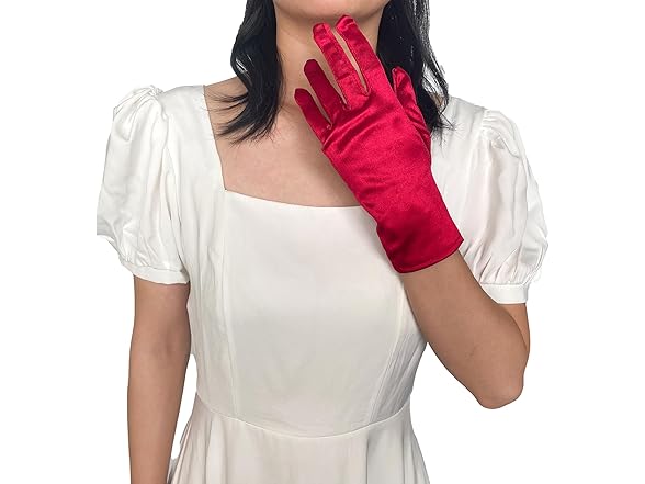 SYAYA Short Satin Opera Gloves
