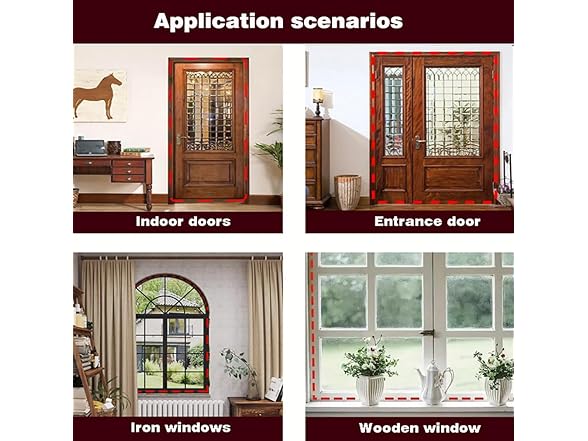 HNYNH Weather Stripping Door Seal 40ft