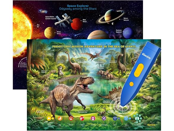 Interactive Space and Dinosaur Poster