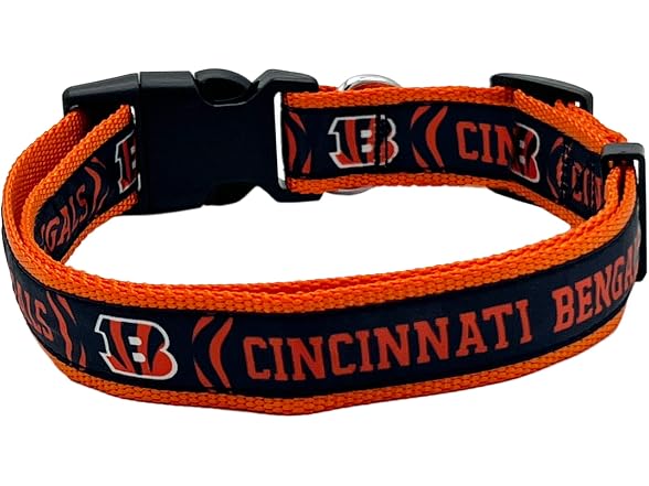 Pets First NFL PET Collar Cincinnati Bengals Dog