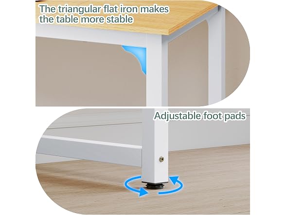 Modern Computer Desk 63 Inch Large