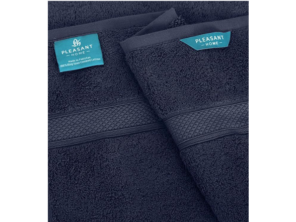 Pleasant Home 4 Pack Luxury Bath Towels