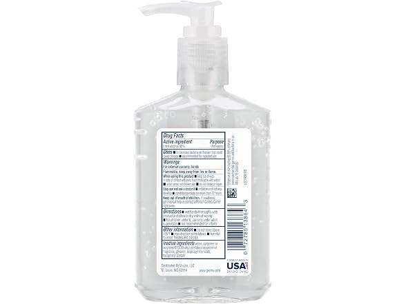 Germ-X Hand Sanitizer Pump 8oz 12pk