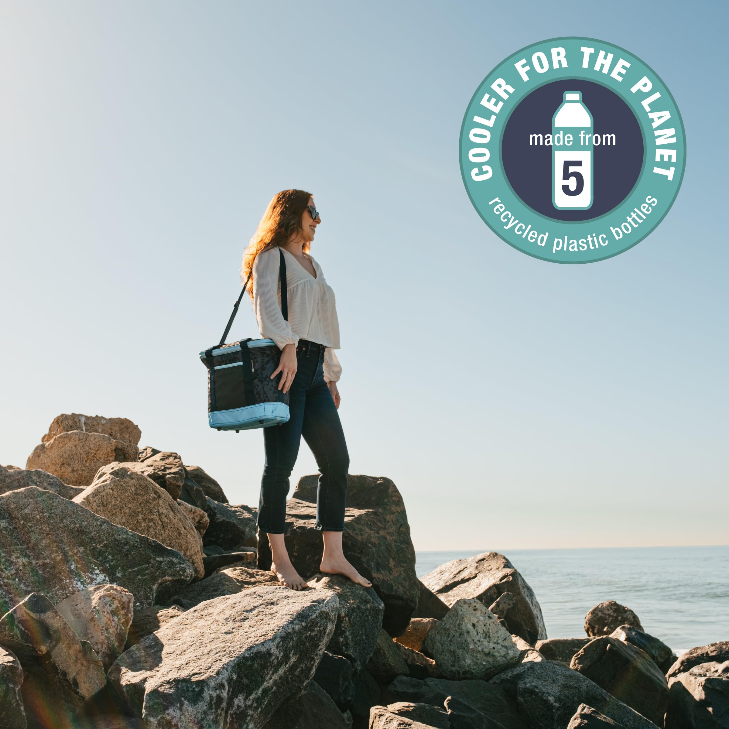 CleverMade Collapsible Cooler Bag, 24 Can - Camo - Gallery 13