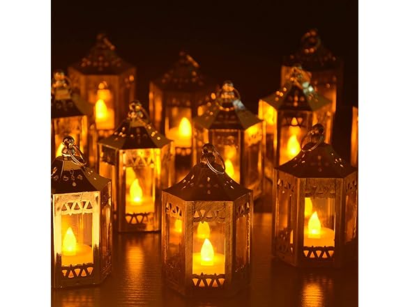 Mini Star Lantern with Flickering LED