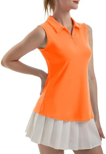 Fkeep Women (XS) Sleeveless Polo Golf Dry T-Shirts - Gallery 51