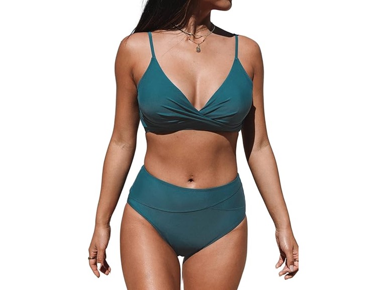 CUPSHE Two Piece High Waisted Swimsuit