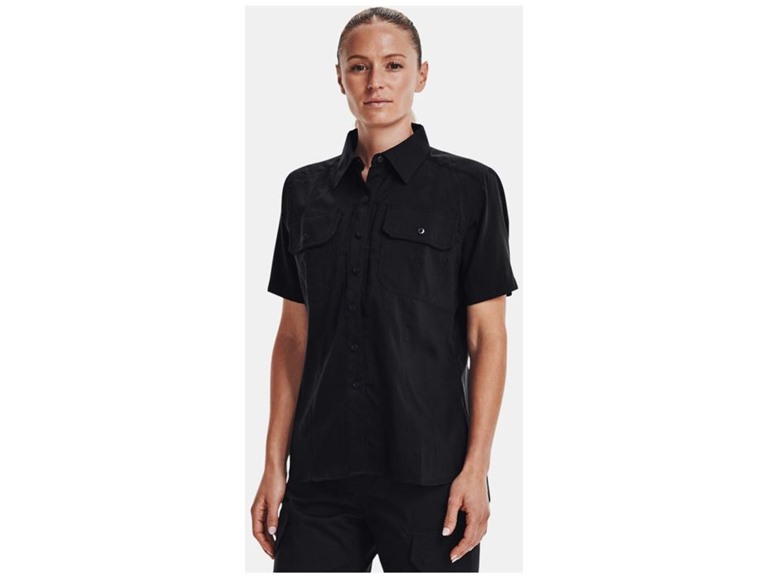 Women's Workwear Short Sleeve Button Down - Gallery 3