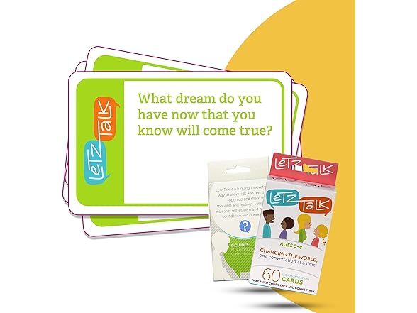 Letz Talk Conversation Cards for Kids