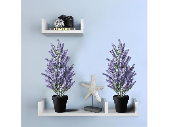 Kmitang Set of 2 Artificial Lavender Plants