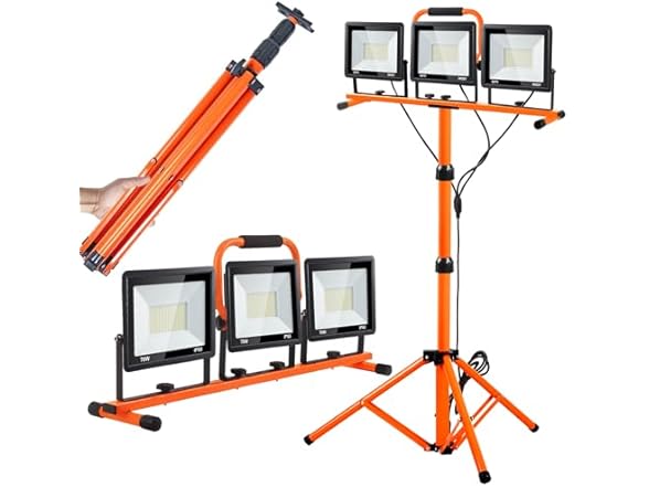 21000 Lumen Work Lights with Stand