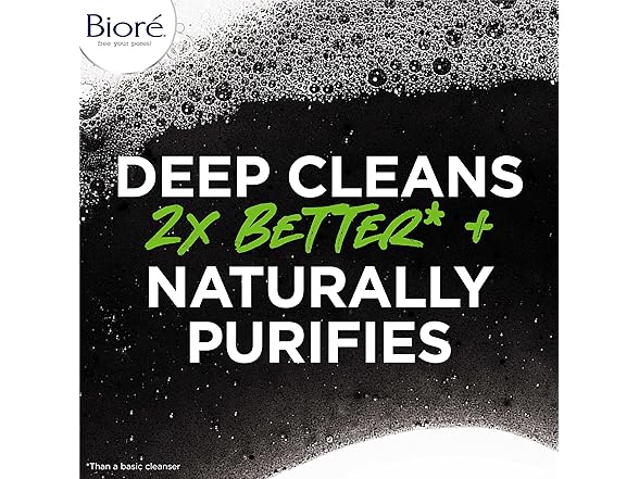 Bioré Deep Pore Charcoal Daily Face Wash
