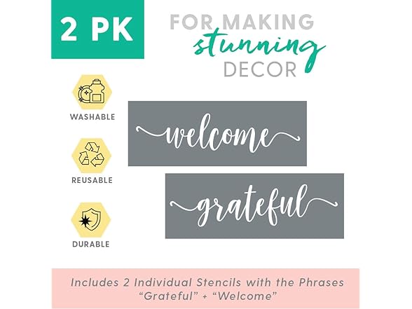 Calligraphy Stencilling Set