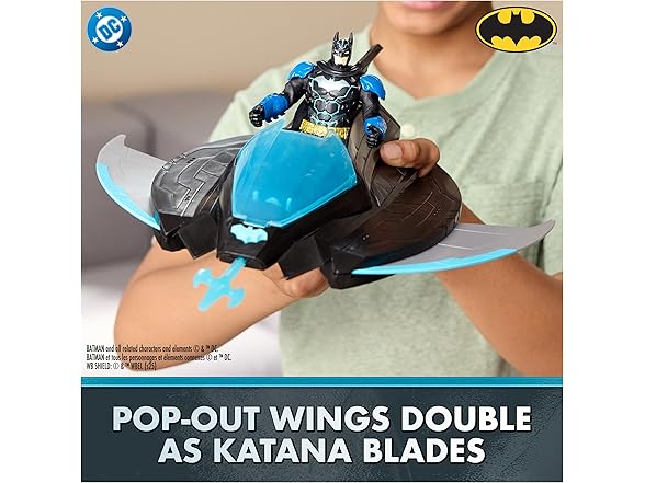 Batman Ninja Strike Katana Blade Batwing and 6" Action Figure
