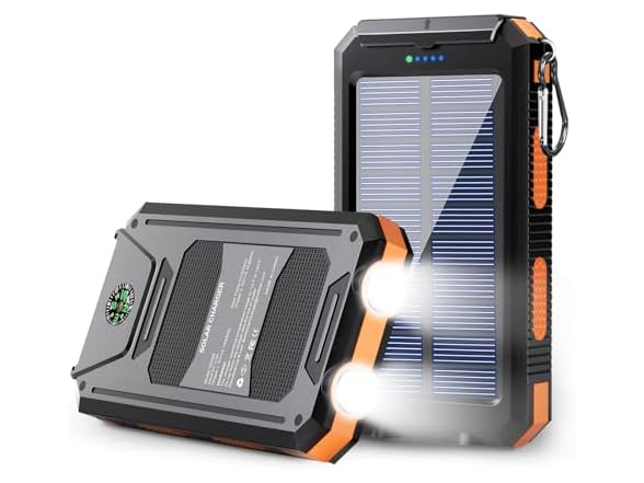TNEMOAO Solar Charger Power Bank