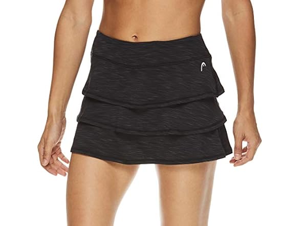 HEAD Women (L) Skort Scallop Black Night
