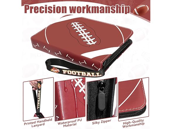 Komirom 440-Pocket Football Card Binder