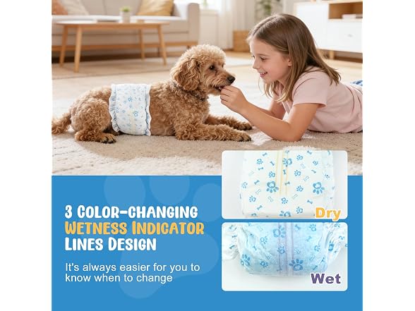 Ypfyed Dog Diapers Male, Incontinence - Gallery 9