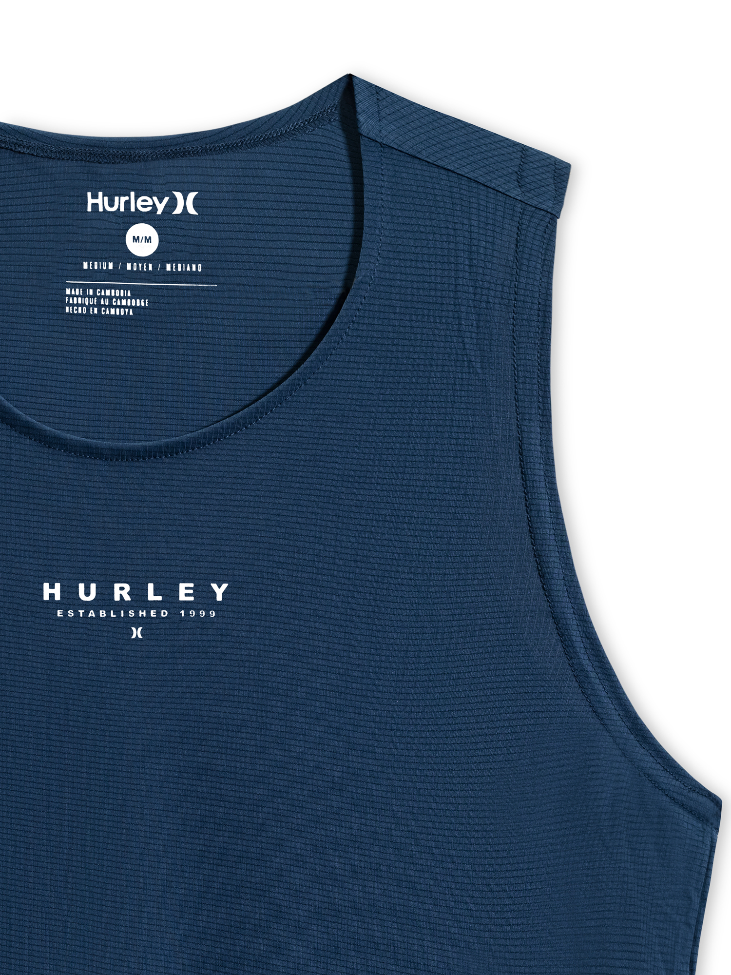 Hurley Men's Stray Texture Tank Tee - Gallery 15