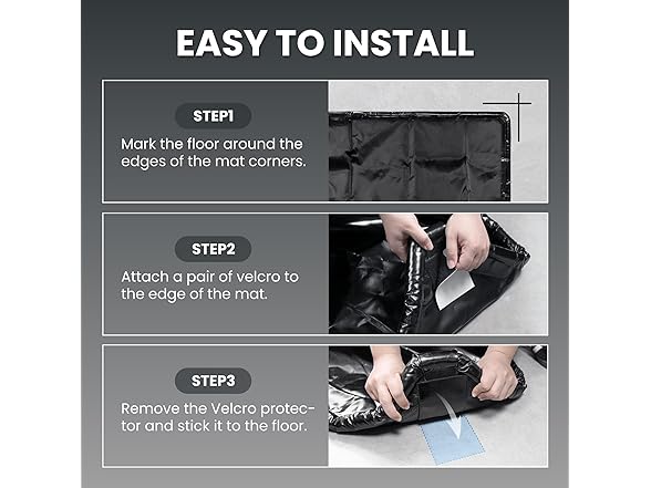 DremGara 7'9" x 16' Heavy-Duty Garage Floor Mat - 610GSM Commercial-Grade PVC Containment Mat with 1.2" Raised Edges to Trap Water, Mud, Snow & Oil, Waterproof Garage Floor Mat for Cars, Non-Slip (Open Box)