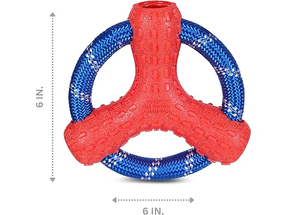 AKC Sport TPR Toys for Aggressive Chewers Rope Disc