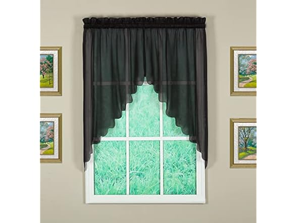 Today's Curtain Emelia Original Voile Swag Pair