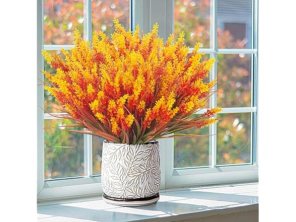 20 Bundles Artificial Plants (Fall Red)