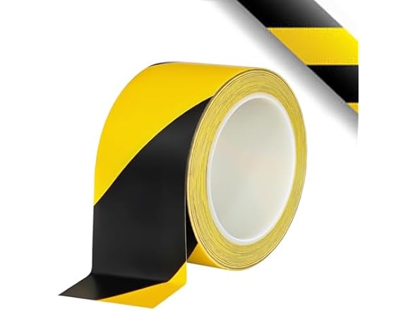 Emopeak Black Yellow Hazard Tape