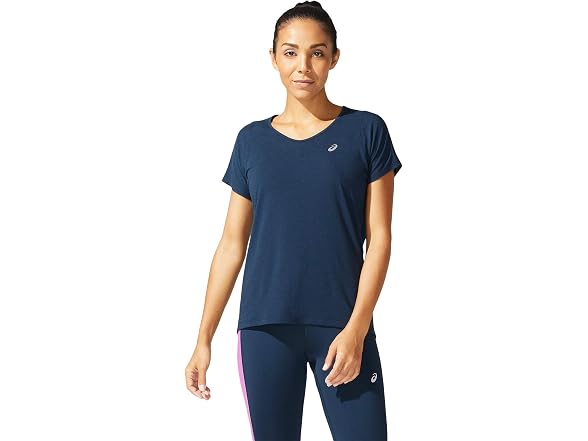 Asics Women (L) V-neck Short Sleeve Top