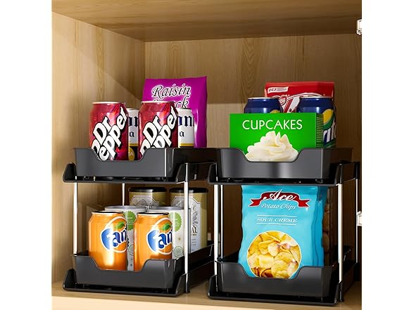 JLKDQ Bathroom Under Sink Organizers
