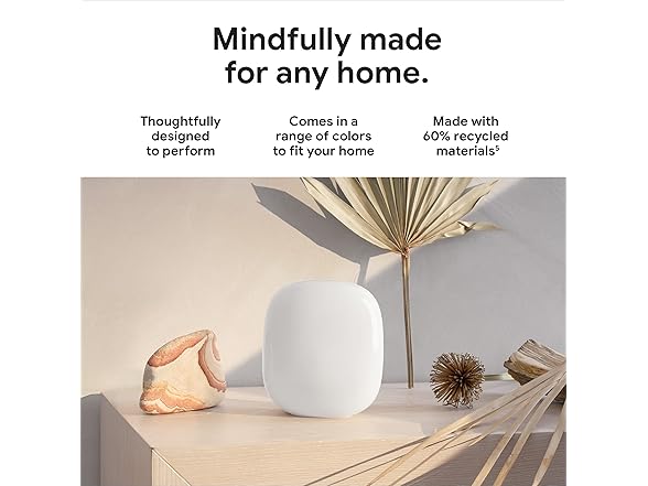 (3 PACK) (NEW) Google Nest WiFi Pro Mesh Router (Wi-Fi 6E)