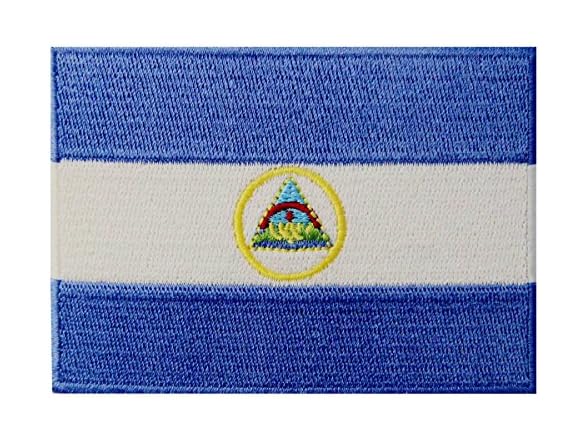 EmbTao Nicaragua Flag Embroidered Patch