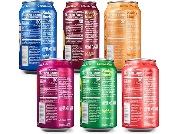 12PK Poppi Sparkling Prebiotic Soda Major Mix Variety