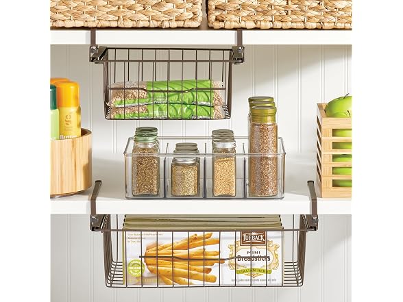 iDesign 4-Section Storage Bin for Tea Bags 2PK