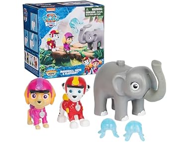 $10.49, Was $11.99, 12% Off! Paw Patrol: Jungle Pups Marshall, Skye & Elephant dealfomo
