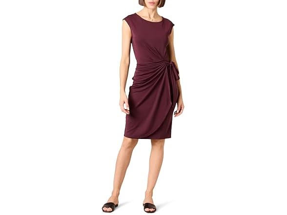 Amazon Essentials Women Cap Sleeve Bateau Dress