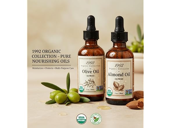 Tropic Isle Almond Oil and Olive Oil 2 Piece Set