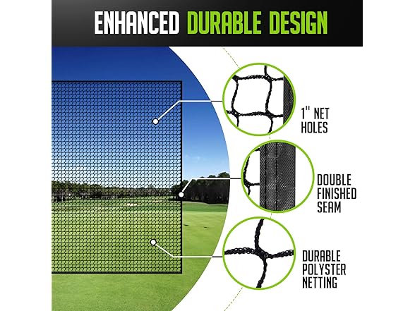 ZEALFEEL 10x20Ft Golf Hitting Net