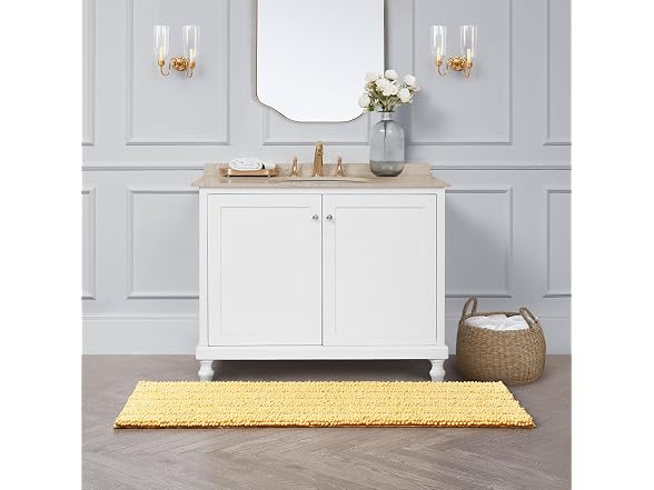 Laura Ashley Astor Bath Mat 24x60 Yel