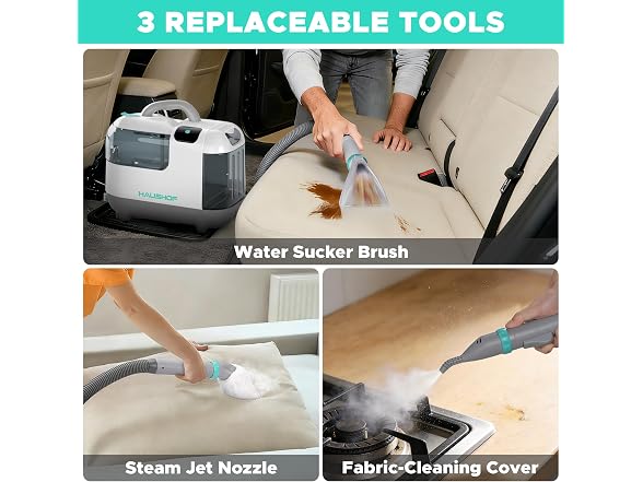 HAUSHOF Steam Carpet Upholstery Cleaner