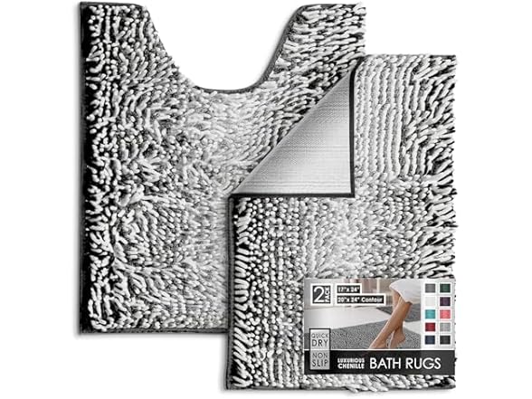 Hearth & Harbor Hearth & Harbor Bathroom Rugs, Chenille