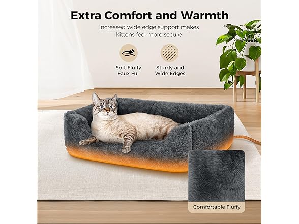 Heated Wood Cat Window Perch w/ Timer
