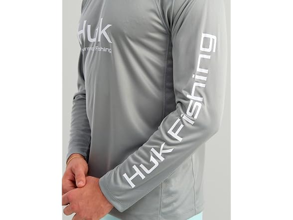 HUK Men's Pursuit Long Sleeve Sharkskin (3XL)
