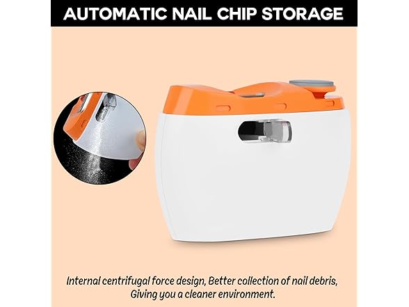 Electric Nail Clipper with Nail File