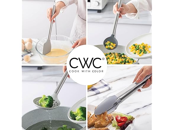 COOK WITH COLOR 38Pc Silicone Utensils