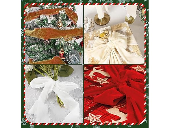 Ysibbon Velvet Ribbon 2 Inch x 4 Yards