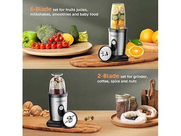 Acezoe Personal Blender Shakes and Smoothies