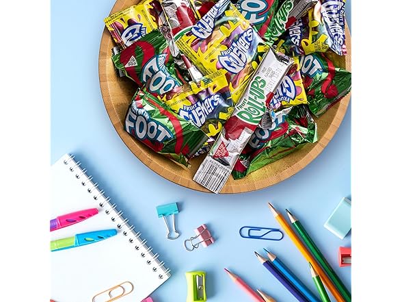 16CT Fruit Roll-Ups, Fruit by the Foot and Gushers