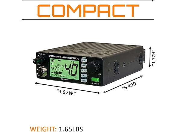 President Harrison FCC AM/FM Mobile CB R